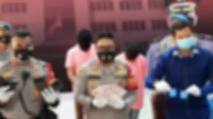 Kapolres Metro Jakarta Utara Kombes Sudjarwoko saat menggelar jumpa pers terkait kasus prostitusi online yang melibatkan artis di Mapolres Metro Jakarta Utara, Jumat (27/11/2020).