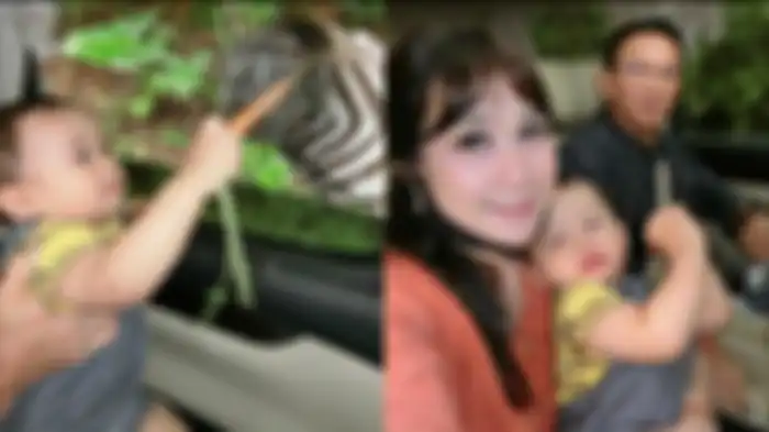 Yosafat diajak Ahok memberi makan hewan di kebun binatang, gaya baru Puput Nastiti Devi jadi sorotan.