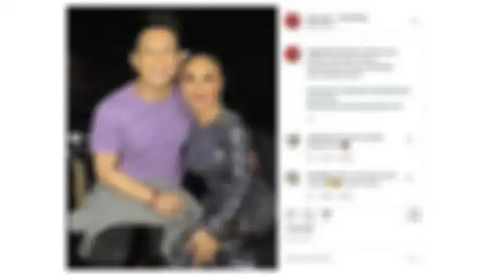 Ariel NOAH dan Yuni Shara kepergok rangkulan mesra di belakang panggung