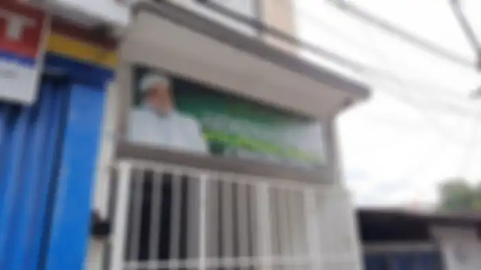 Suasana markas FPI di Jalan Petamburan III, Tanah Abang, Jakarta Pusat lengang. Kantor DPP FPI di Petamburan, Tanah Abang, Jakarta Pusat, Jumat (11/12/2020) 