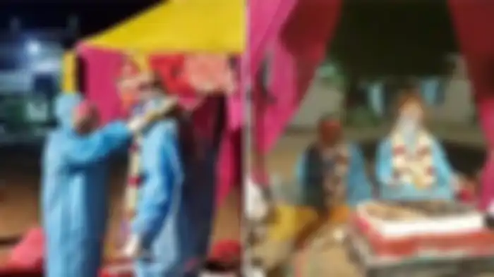 Cerita unik pengantin India menikah memakai APD pasca dinyatakan positif covid-19