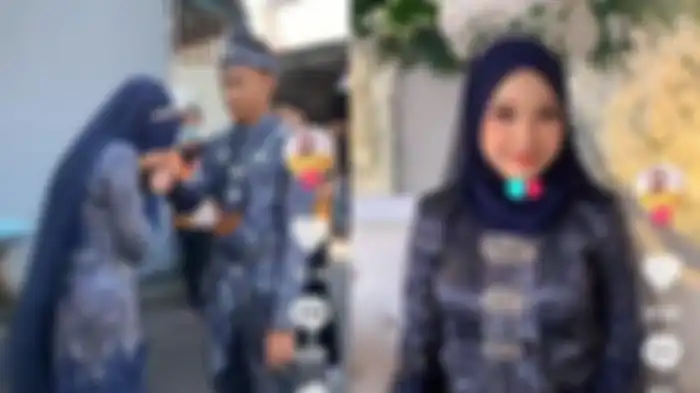 Viral pengantin nikah muda. 