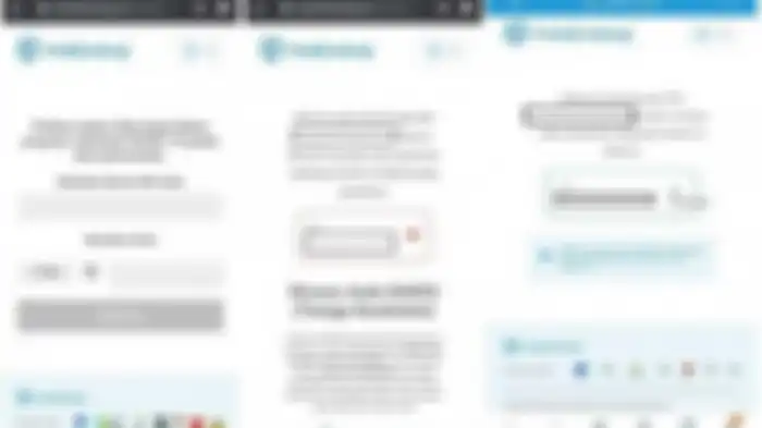 Pemberitahuan status vaksin Covid-19 apabila belum masuk calon penerima vaksin Covid-19 (tengah) dan jika sudah masuk calon penerima vaksin Covid-19 (paling kanan)