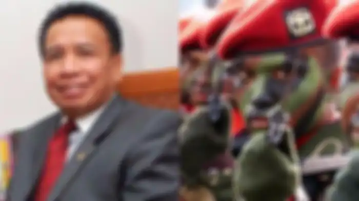 Miing Bagito (kiri). Sosok Letda Dipa Dipura Anak Miing Bagito yang Jadi Prajurit Kopassus 