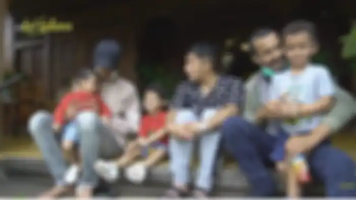 Irfan Hakim dan anak-anak Syekh Ali Jaber