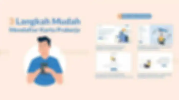 Ilustrasi cara daftar Kartu Pra Kerja - Login ke www.prakerja.go.id. 