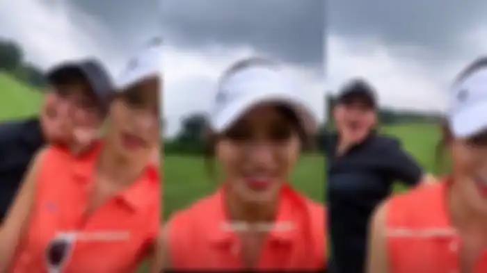Kebersamaan Nia Ramadhani bersama sang kakak di lapangan golf (