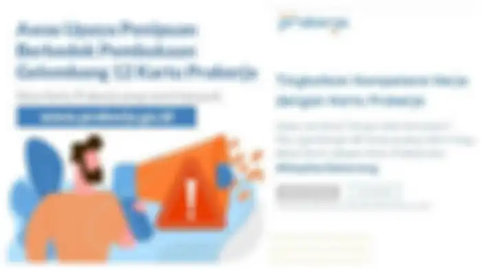 Info program Kartu Prakerja di website www.kartuprakerja.co.id.