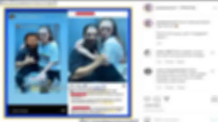 Celine dipangku sesosok pria yang diketahui teman lamanya.