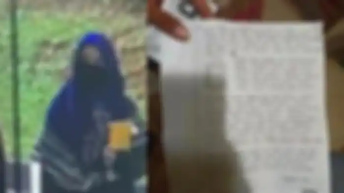 ZA atau Zakiah Aini tulis surat wasiat untuk keluarga.