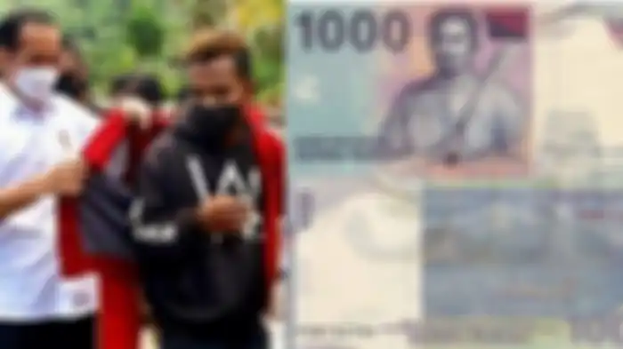 Jokowi kantongi uang Rp 1.000 di jaket yang diberikan untuk Frans 