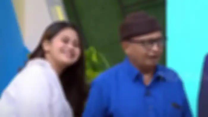 Lala Syafira dan Kadir di acara Okay Bos 