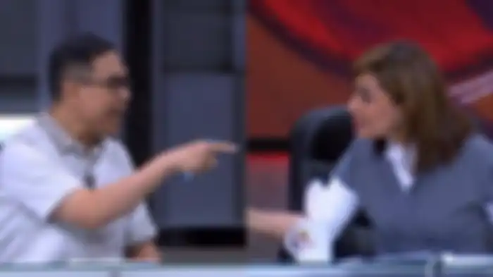 Terjadi perdebatan antara mantan Sekretaris Umum FPI Munarman dengan presenter Najwa Shihab karena Munarman enggan menjawab pertanyaan, dalam Mata Najwa, Rabu (7/4/2021). 