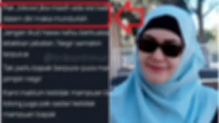 Lily Sofia, wanita yang diduga sebagai istri kedua Munaman, eks juru bicara FPI.