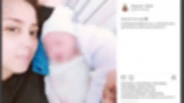 Disya Rosa, wanita cantik asal Sukabumi yang mengaku melahirkan anak Enji, mantan suami Ayu Ting Ting pada April 2018.