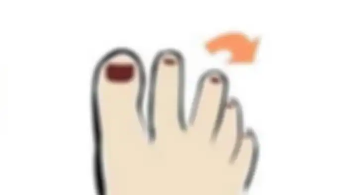 Bentuk jari kaki