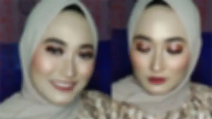 Nada tampil full make up 