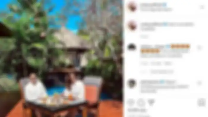 Cut Tari dan Richard Kevin nikmati waktu romantis di Bali. 