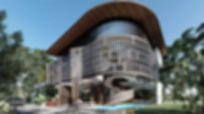 Desain rumah baru Ayu Ting Ting tampak depan 