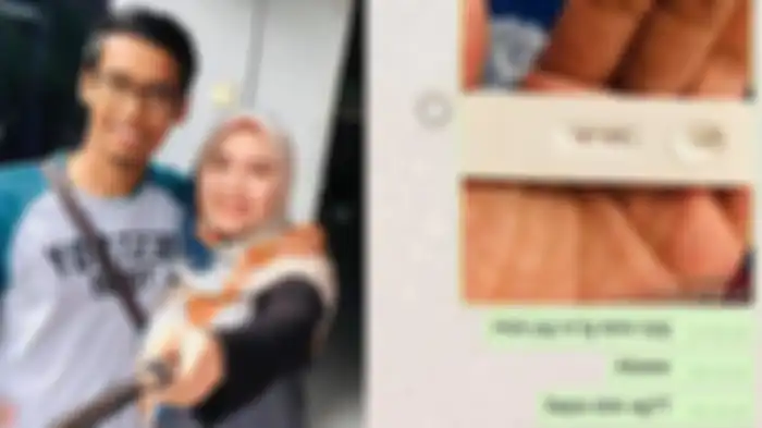 Shaa Ibrahim dan suaminya - Bukti chat terakhir Shaa Ibrahim soal kabar kehamilannya
