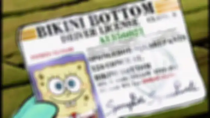 ID card Spongebob