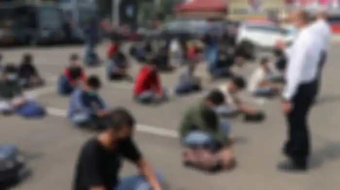 Para pelajar diamankan karena terciduk niat tawuran di hari pertama sekolah tatap muka.