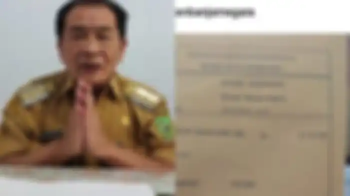 Kolase foto Bupati Banjarnegara, Budhi Sarwono yang sempat viral karena mengeluh gajinya sedikit