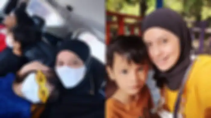 Retno Paradinah istri Zul Zivilia dan anak-anak 