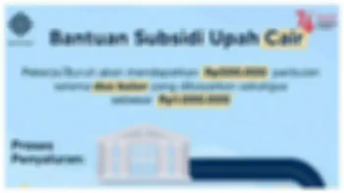Asyik bantuan Rp 1 juta dari BLT subsidi gaji cair