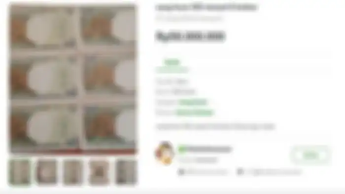 Uang Rp 500 dijual sampai Rp 50 juta