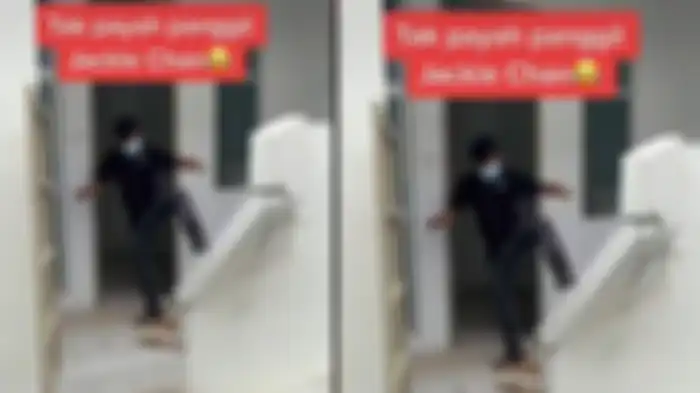 Dua kali ditendang, tembok rumah berharga mahal ini langsung roboh