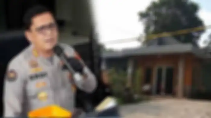 Kabid Humas Polda Jawa Barat Kombes Pol Erdi A Chaniago dalam jumpa pers di Mapolres Bogor, Selasa (21/9/2021). Foto kanan : TKP pembunuhan ibu dan anak di Subang. 