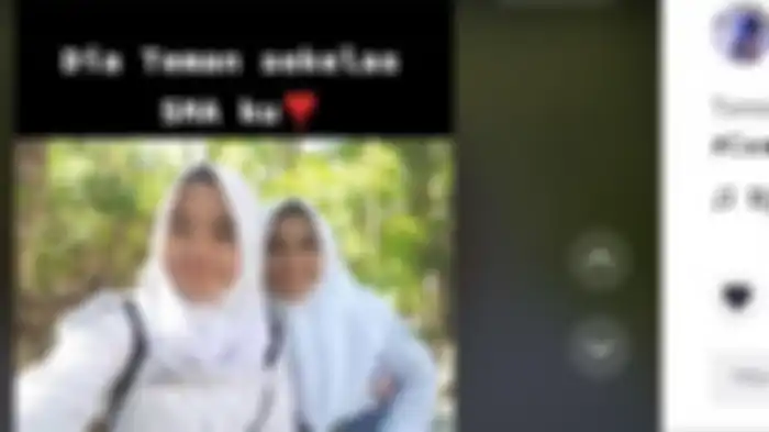Viral teman SMA menjadi ibu tirinya.  