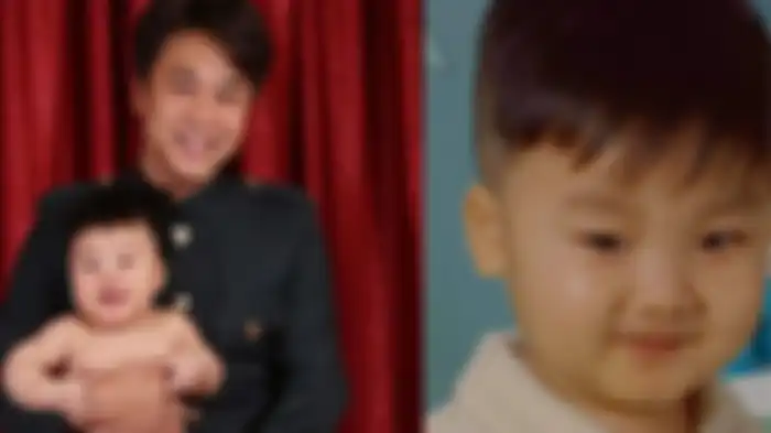 Suami Hoa Minzy bersama baby Bo