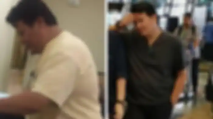 Berat badan Alom turun drastis