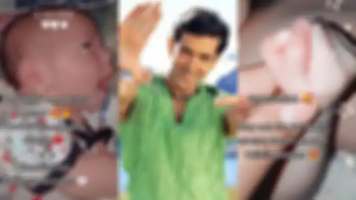 Seorang bayi yang memiliki jari mirip dengan Hrithik Roshan