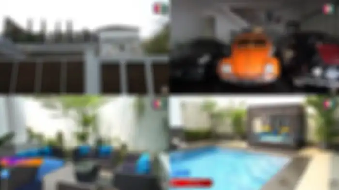 Potret rumah megah Iis Dahlia