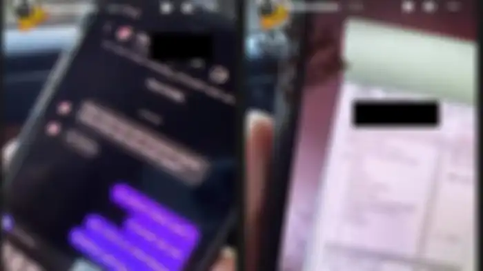 Ifan Seventeen menunjukkan dm pegawai rumah makan ke istrinya