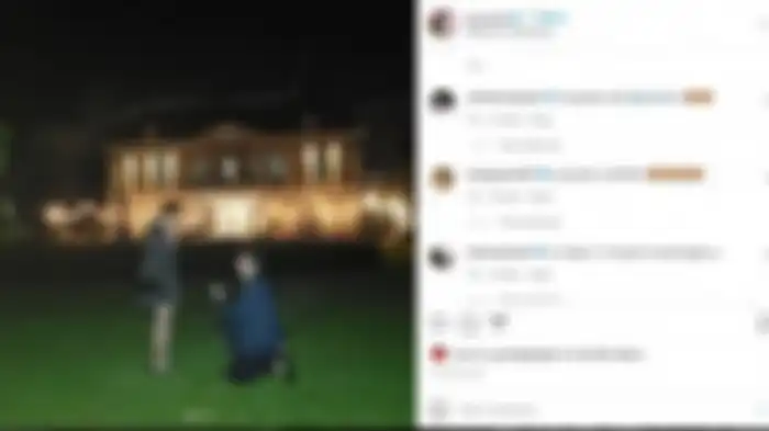Unggahan Gracia Indri saat dilamar kekasihnya di Belanda