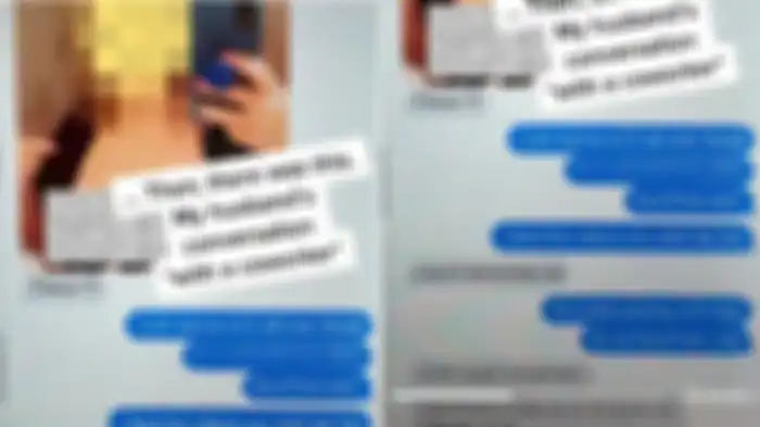 Bukti chat perselingkuhan suami yang ditemukan oleh sang istri