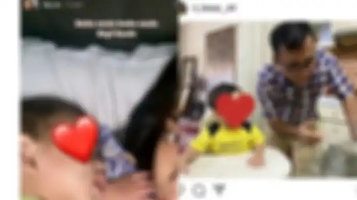 Gala Sky anak Vanessa Angel dan bibi.