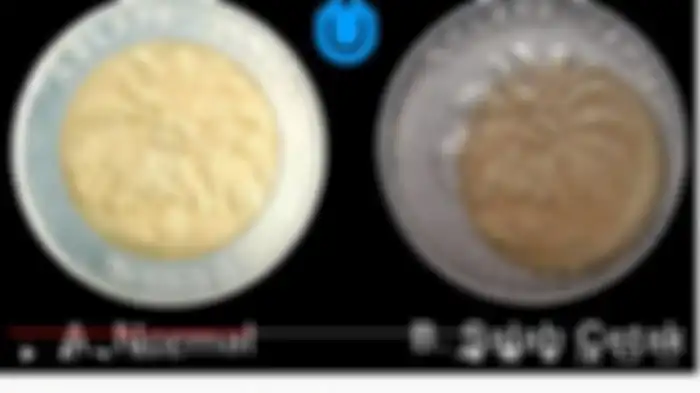 Uang koin atau uang logam gambar kelapa sawit asli dan salah cetak