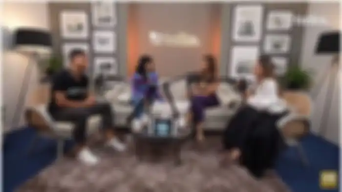Adik Bibi Andriansyah, Fadly Faisal (kiri) dan Fujianti Utami, bersama Marianne Rumantir dan Luna Maya, Minggu (21/11/2021). 