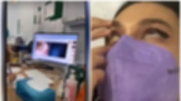 Luna Maya ungkap hasil pemeriksaan dokter mata.