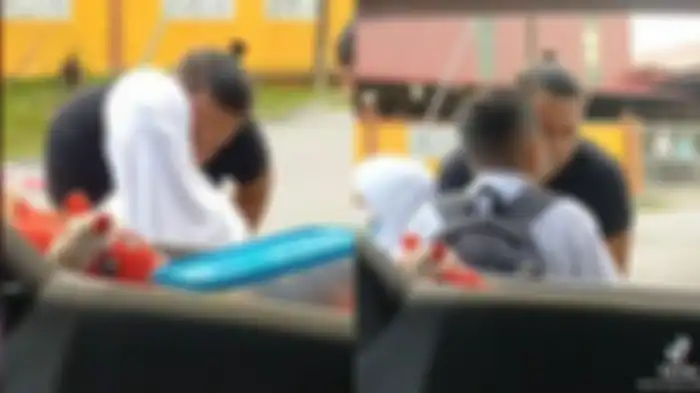 Kedekatan Mohamad Sharil Razali dengan dua anak Nurul Akma Amira Ghani