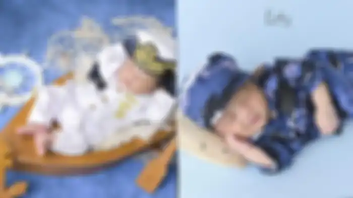 Potret lucu anak pertama Mita Sofia dan mendiang Bah Yoto Eki Setiawan