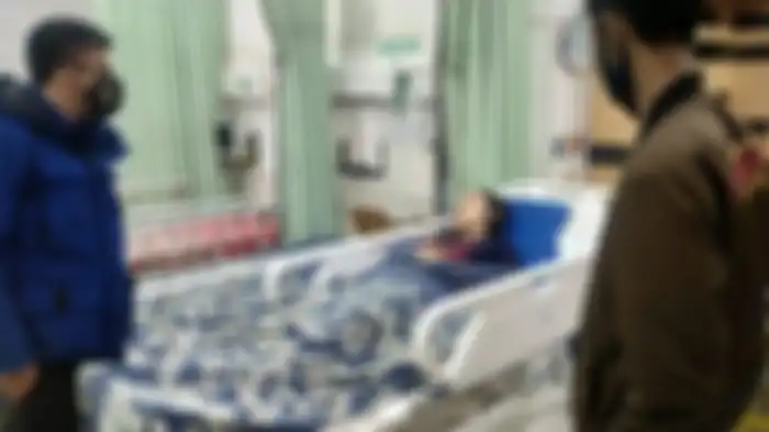 Elis korban pembacokan di Sukabumi