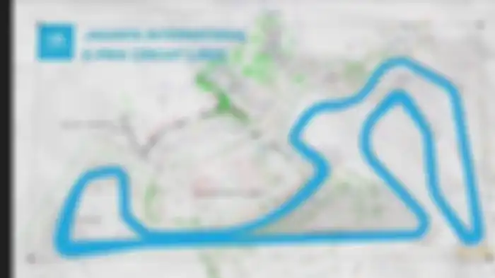 Gambaran sirkuit Ancol untuk Formula E