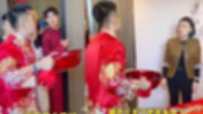 Viral mempelai pria meminum air cucian kaki istrinya