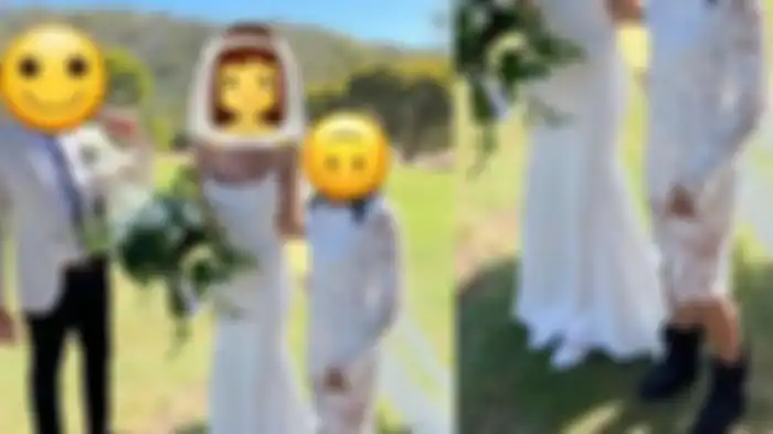Penampilan ibu tiri pengantin wanita